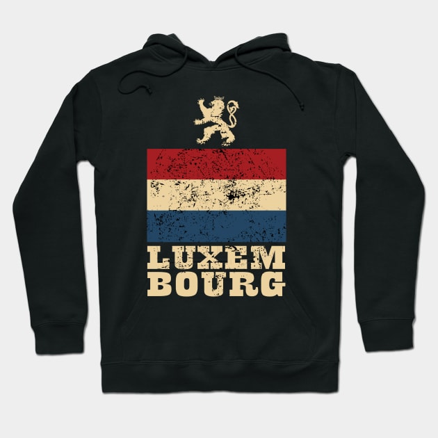 Flag of Luxembourg Hoodie by KewaleeTee